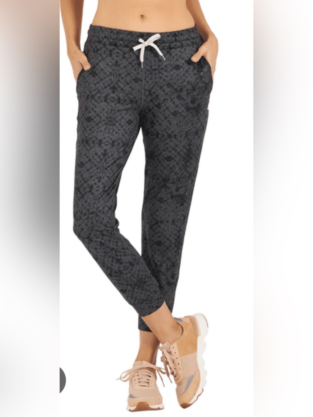 Vuori Women's Performance Jogger Pants - Charcoal Shibori
